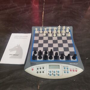 Power Brain Talking Chess Master 3 Electronic Chess Set Game Board 2005