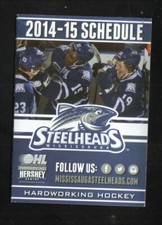 Mississauga Steelheads--2014-15 Pocket Schedule--Pizza Pizza--OHL