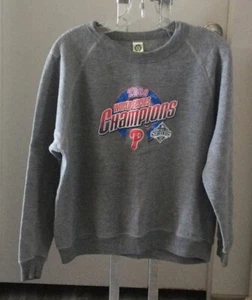 Philadelphia Phillies 2008 Champion MLB Crewneck Sweatshirt, Child Large - Picture 1 of 7
