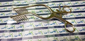 Turtle® TR-29-125 ~ Miskimon Retractor 7" Sharp 7x7 prongs Blade 30mmx40mm - Bild 1 von 7