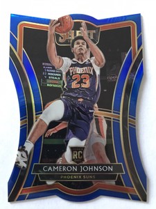 2019-20 Select Blue Prizm Cameron Johnson /249 Rookie #154 RC Refractor Die Cut