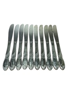 Hampton Silversmiths Stainless Flatware Danube Pattern Replacement 10 Knives - Picture 1 of 2