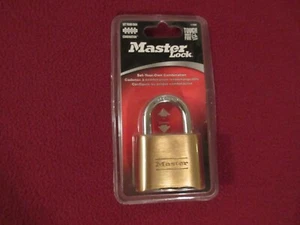 New Master Lock 175D Set Your Own Combination Padlock Resettable 2”/51mm Wide - Picture 1 of 4