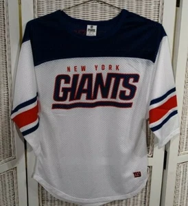Jersey blanco PINK VICTORIA'S SECRET New York Giants talla XS ropa de salón - Imagen 1 de 3