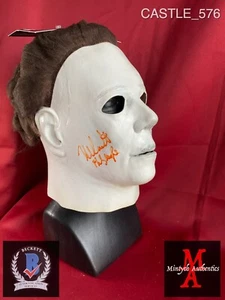 Nick Castle autographed signed Michael Myers mask Halloween Beckett COA horror - Picture 1 of 5