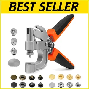 All-in-One Snap Fastener Kit with 40 Snaps – Perfect for Craft & Repairs - Picture 1 of 9