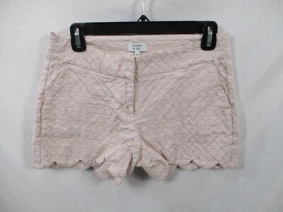 Pantalones Cortos Crown Ivy Mujer 2 Rosa Bolsillos Cortos Volantes Botón Cremallera Algodón Elástico Foto 1 de 4