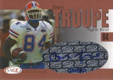 2004 SAGE Football Autographs Bronze #A41 Ben Troupe AUTO /650