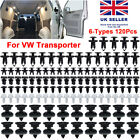 120 CLIPS FOR VW T4 T5 T6 TRANSPORTER DOOR PANEL TRIM ROOF SPLASHGUARD FASTENER