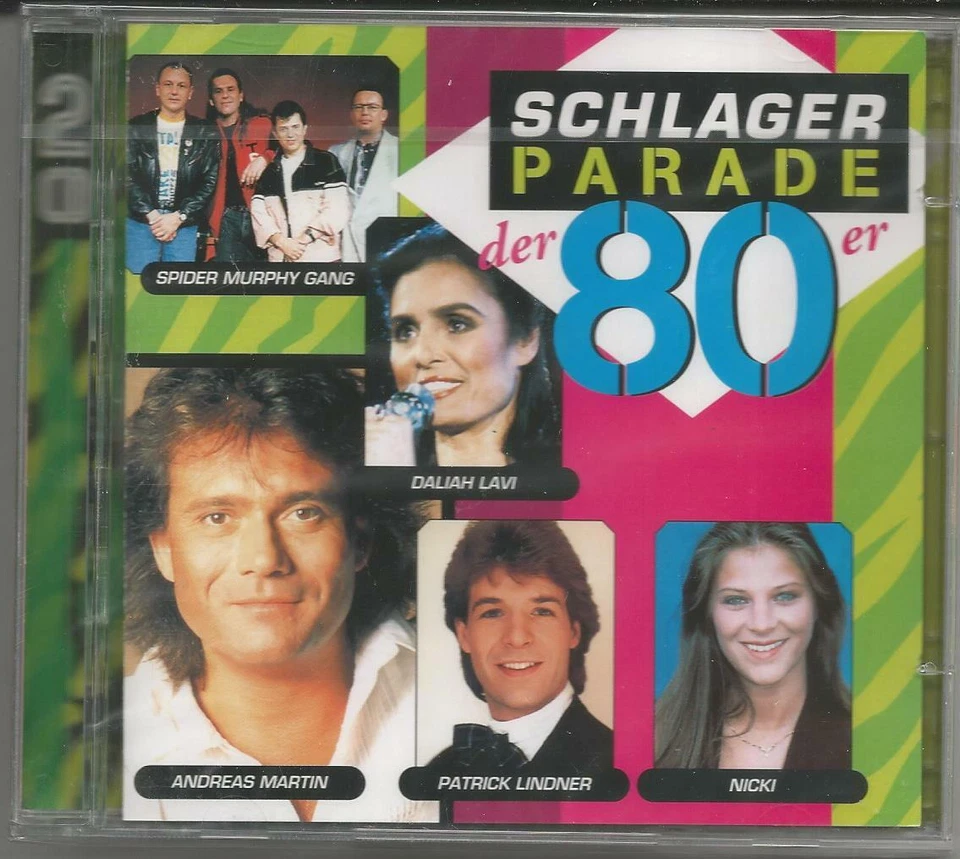 Schlagerparade der 80er - 2 CDs NEU & OVP - Denise/Nicki/Bernd Clüver/Heino - Bild 1 von 2