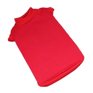 Pet Puppy Dog Cat Clothes Vest T-Shirt Winter Apparel Blank Tee Shirts - Picture 1 of 21