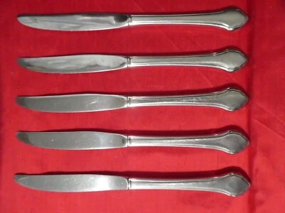 4 cuchillos de cena Summer Mist Autumn Glow Wm A Rogers Deluxe acero inoxidable envío gratuito Foto 1 de 4