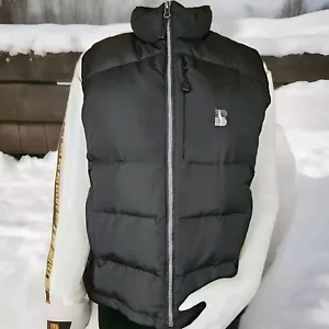 North End Goose Down Puffer Vest Womens L Black EZEM System Quilted All Climate - Picture 1 of 9