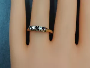 Ruby & Diamond Womens Ring 18ct Yellow & White Gold Fine Wedding Jewellery - Picture 1 of 8