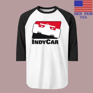 Indy Car Herren Raglan Schwarz Größe S-2XL - Bild 1 von 1