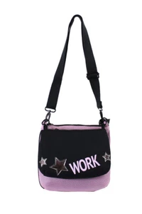 Ideology Pink Black 2-In-1 Graphic Crossbody Bacg OS - Picture 1 of 3