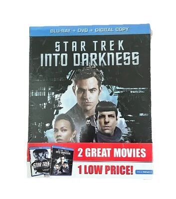 Star Trek into Darkness & Star Trek Blu-ray  DVD 2 Great Movies 1 Low Price! New - Image 1 of 4