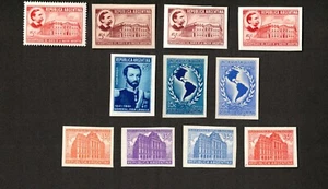 Republic of Argentina Color Lot of 11 - Picture 1 of 2
