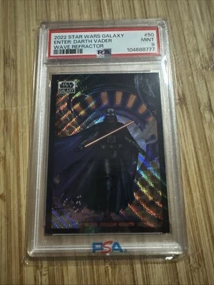 2022 Topps Chrome Star Wars Galaxy #50 Enter: Darth Vader WAVE 93/99 PSA 9 - Image 1 of 4