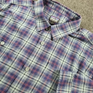 Patagonia Long Sleeved Organic Cotton Shirt Men's L Plaid Flannel Outdoor  - Picture 1 of 9