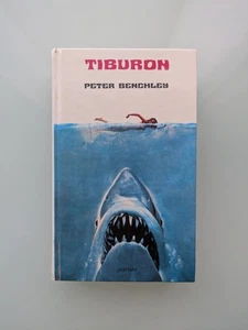 JAWS (Tiburón ) Peter Benchley Rare Spanish 1976 Hardcover Edition - Pomaire Mal - Bild 1 von 6