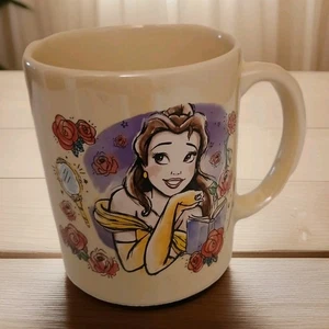 Beauty & the Beast. Belle Glossy Pearl Ceramic Disney Princess Coffee Mug - Picture 1 of 6