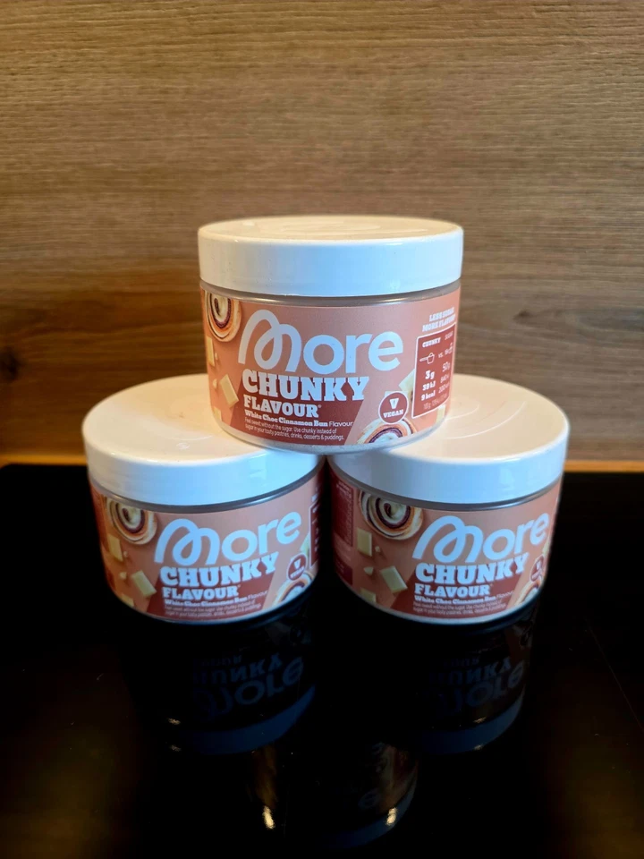 More Chunky White Choc Cinnamon Bun - Neu & OVP MHD 31.10.2026 - Bild 1 von 1