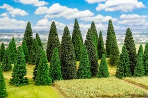 Model Scenery - 181543 - 100 Fir trees - Picture 1 of 2