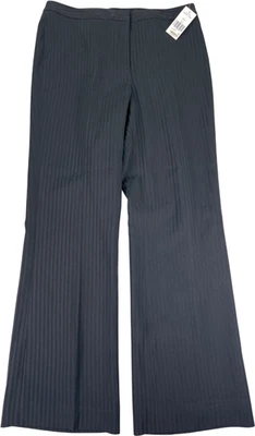 Pantalones de vestir para mujer Tahari negros a rayas - 12 Foto 1 de 3