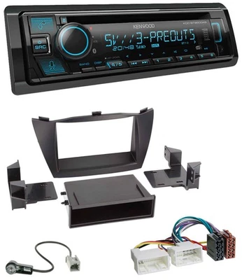 Kenwood Bluetooth USB CD MP3 DAB Autoradio für Hyundai ix35 (LM, 2010-2013) - Bild 1 von 4