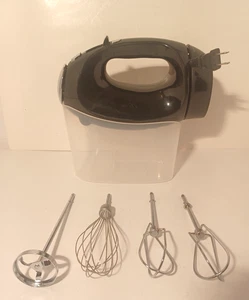 Miscelatore manuale elettrico vintage Hamilton Beach 6 velocità custodia a scatto con attacchi 62676 - Foto 1 di 16