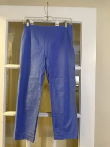 Talbots White Tag Vintage gerades Bein Hose seitlicher Reißverschluss vorne flach Größe 4 - Bild 1 von 5