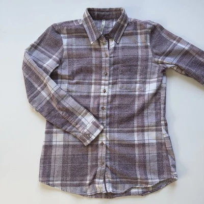 KUHL Kamila Flannel Shirt Womens Small Plaid Soft Midweight Outdoor Velvet Trim - Image 1 of 4