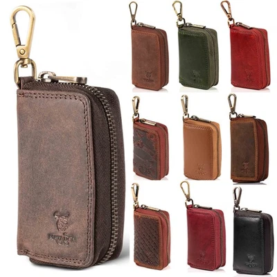 MATADOR BARI Echt Leder Auto-Motorrad-Schlüssel-Tasche-Etui Schlüsselmäppchen