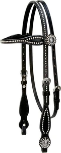 CBU-Premium Cuero Caballo Brida con Riendas Ajustable Western Brida Cabezal - Imagen 1 de 3
