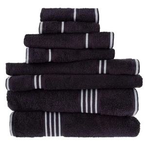 8PC Towel Set - 575GSM 100% Cotton Bathroom Essentials with 2 Bath Towels, 2 ... - Bild 1 von 7