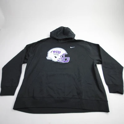 TCU Horned Frogs Nike Ropa Deportiva Club Polar Sudadera Para Hombre Negra Nueva Foto 1 de 4