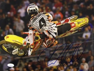 Ricky Carmichael Motor Cross Racer Signed 11x14 Glossy Photo JSA Authenticated - Picture 1 of 2