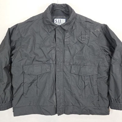 Chaqueta táctica de patrulla 5.11 4 en 1 para hombre 3XL forrada negra impermeable pesada 48027 Foto 1 de 4