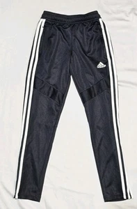 Adidas Trio PantsGirls S 9-10 Black Zippers - Picture 1 of 4