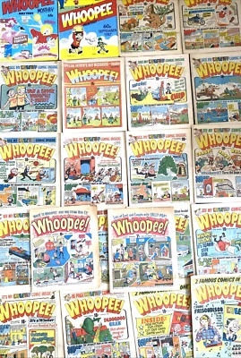 WHOOPEE & BEST OF WHOOPEE MONTHLY. (22 ISSUE 1976-1989 VINTAGE MAGAZINE  LOT). - Image 1 of 4