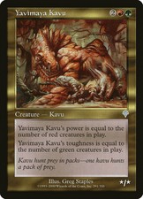 FOIL Yavimaya Kavu | MtG Magic Invasion | English | Near Mint