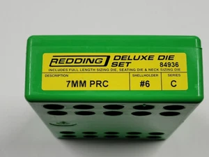 84936 REDDING 3-DIE FULL LENGTH / NECK DELUXE DIE SET - 7MM PRC - BRAND NEW - Picture 1 of 2