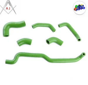 Green For Kawasaki Vulcan VN900 VN 900 2007 2008 2009 Silicone Radiator Hose - Picture 1 of 3