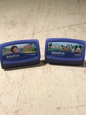 Vtech Innotab 2 Games Mickey Mouse Club House Dora The Explorer Lets Help!  - Image 1 of 3