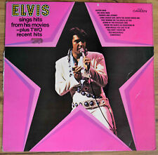 LP Elvis Presley - "ELVIS sings hits from his movies" - Camden CDS 1110 (UK)