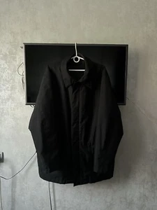 Yves Saint Laurent Classic Nylon Black Coat Black Size L Mens - Picture 1 of 9