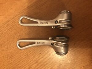 SPIDEL / MAVIC / SIMPLEX RETRO FRICTION  DOWN TUBE GEAR LEVERS IN NICE CONDITION