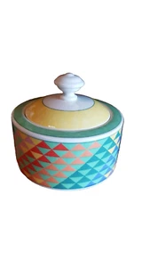 Zuckerdose mit Deckel; Villeroy & Boch ; Pamplona l; neuwertig - Bild 1 von 5