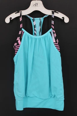 Camiseta sin mangas Ivivva Lululemon's Niños azul, morado y negro talla 6 Foto 1 de 4